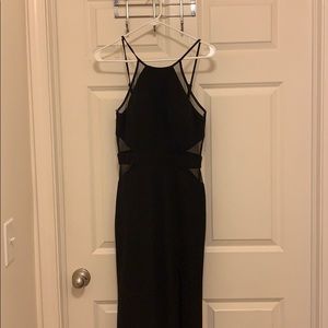 Black maxi dress